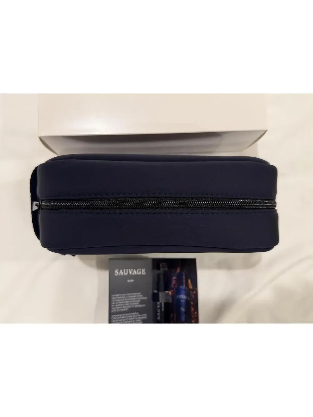 Dior Beauty Travel Toiletry Bag and Sauvage Elixir Sample